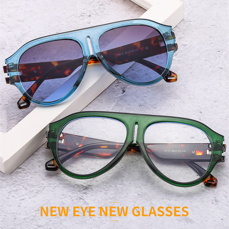 New Square Sunglasses - Vintage Big Frame Shades for Men & Women