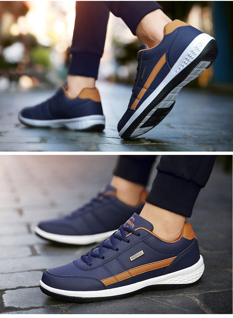 Italian Casual Breathable Sneakers - Non-Slip Men's Shoes