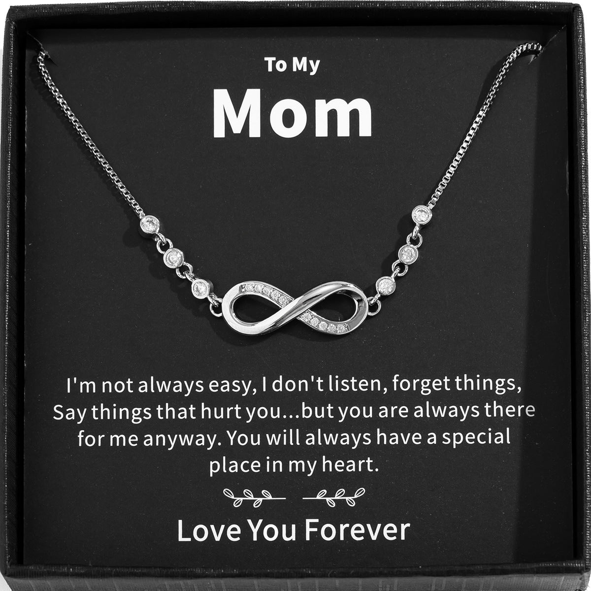 Mother's Day Love Necklace - Fine Jewelry Gift Box for Women