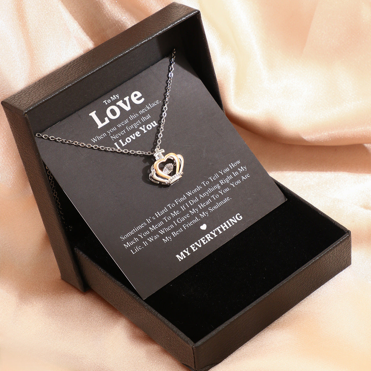 Mother's Day Love Necklace - Fine Jewelry Gift Box for Women