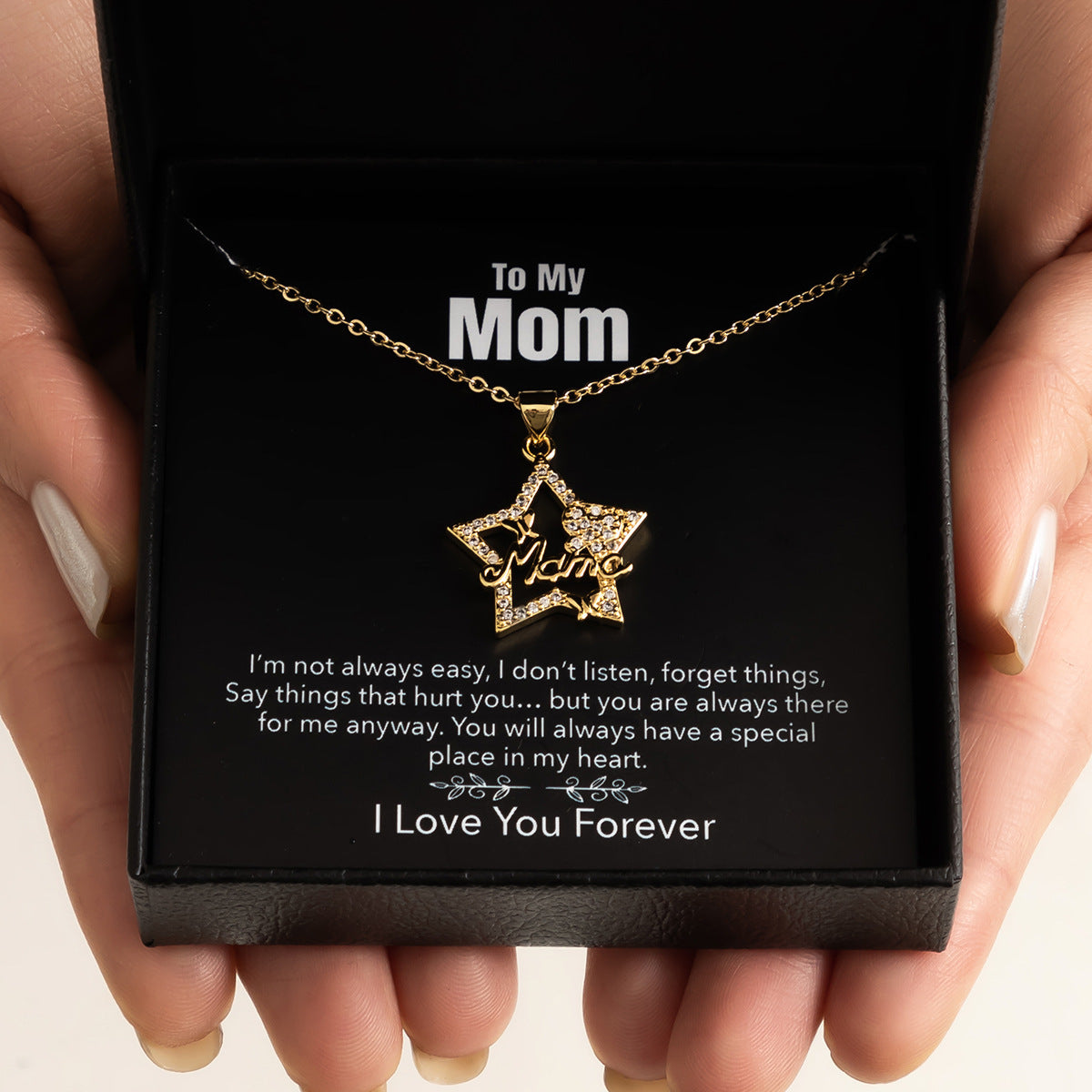 Mother's Day Love Necklace - Fine Jewelry Gift Box for Women