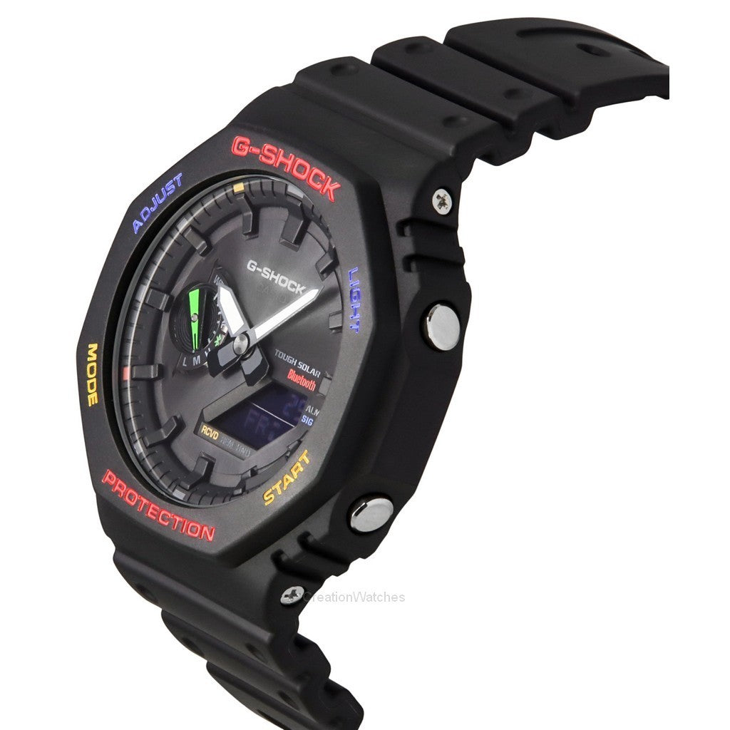 Casio G-Shock Mobile Link Analog Digital Black Dial Solar GA-B2100FC-1A 200M Men's Watch