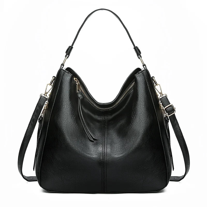 Vintage Leather Hobo Bag