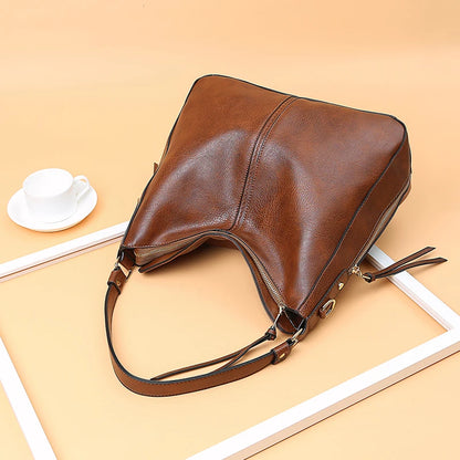 Vintage Leather Hobo Bag