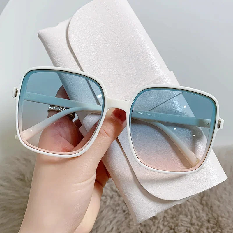 Retro Glam Oversized Sunglasses