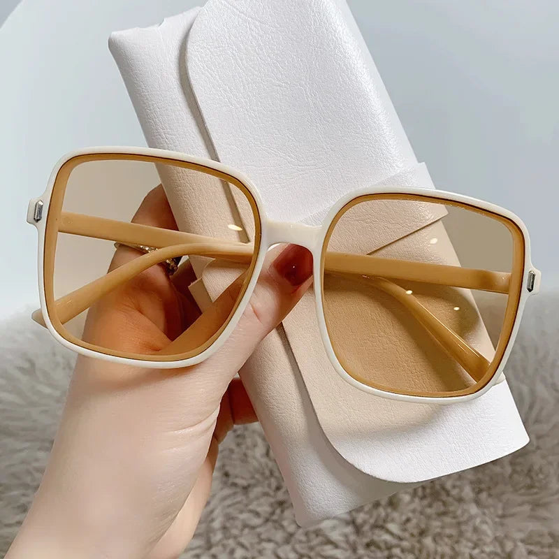 Retro Glam Oversized Sunglasses