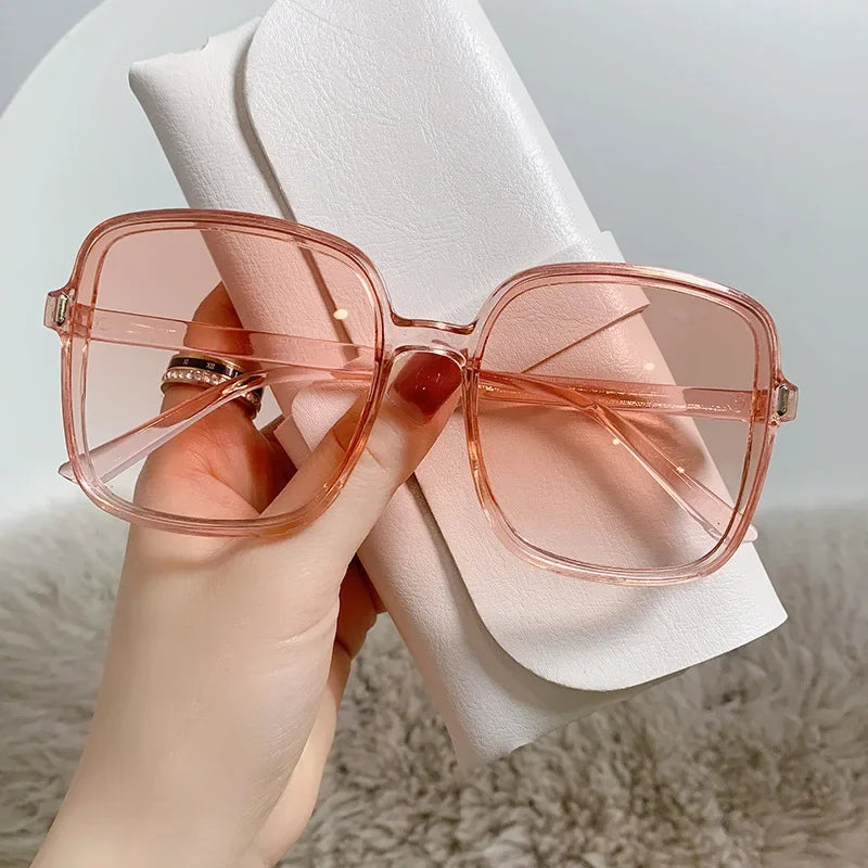 Retro Glam Oversized Sunglasses