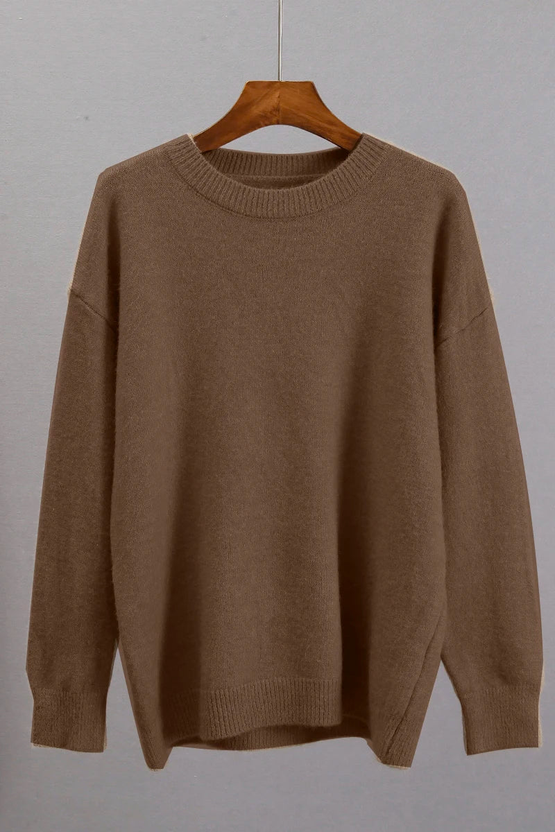 Beige Cozy Winter Pullover