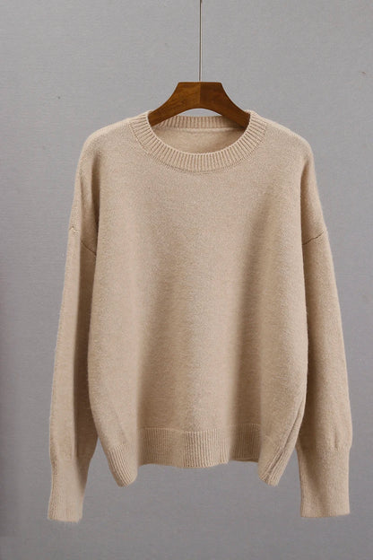 Beige Cozy Winter Pullover