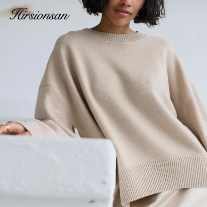 Beige Cozy Winter Pullover