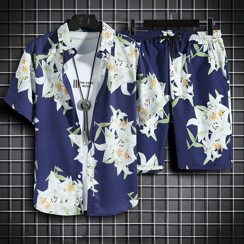 Men's Quick Dry Hawaiian Set