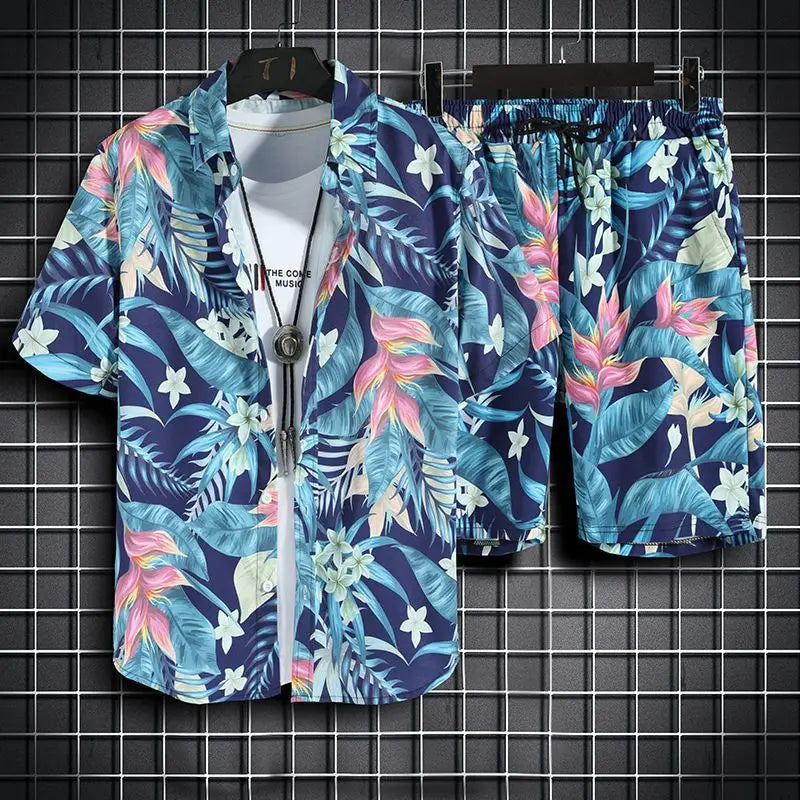 Men's Quick Dry Hawaiian Set