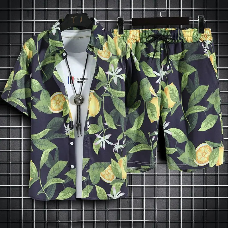 Men's Quick Dry Hawaiian Set