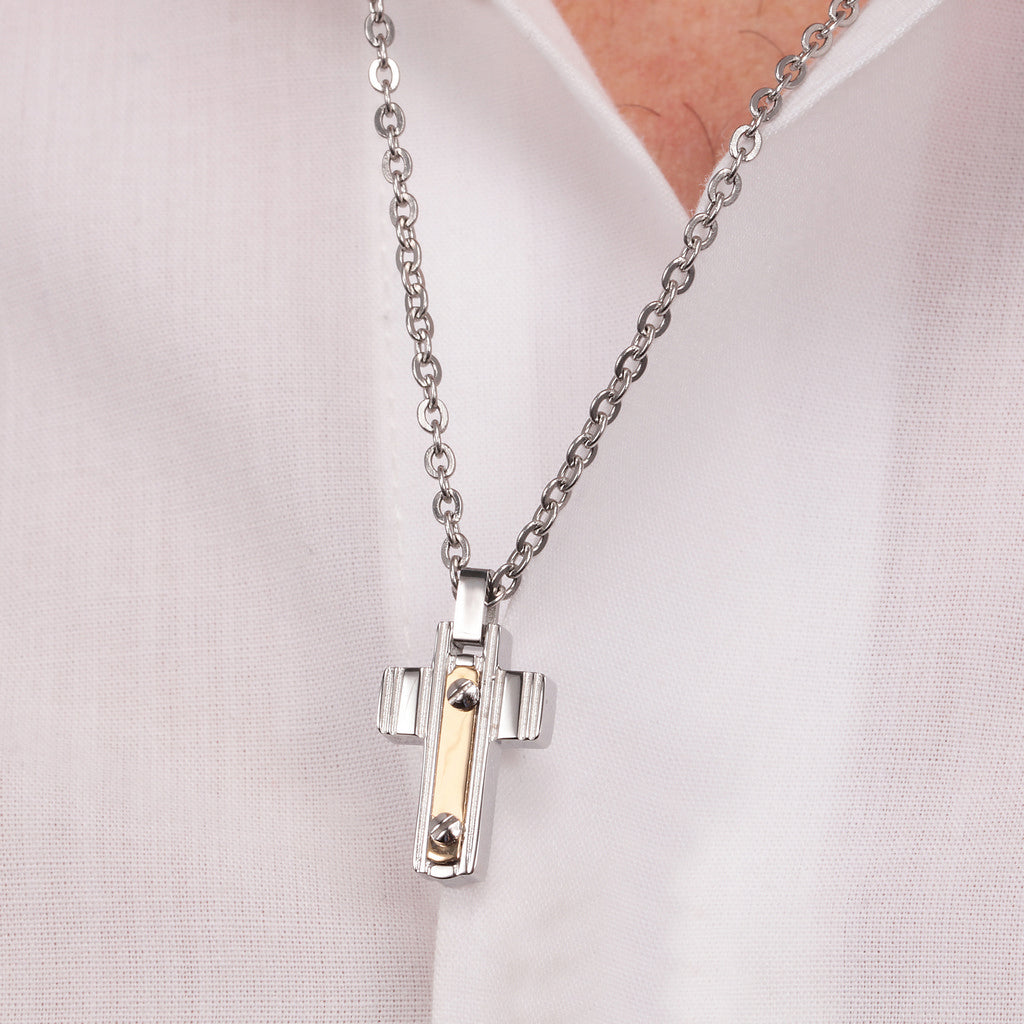 Aurum Line Men’s Dual Gold Necklace – Morellato