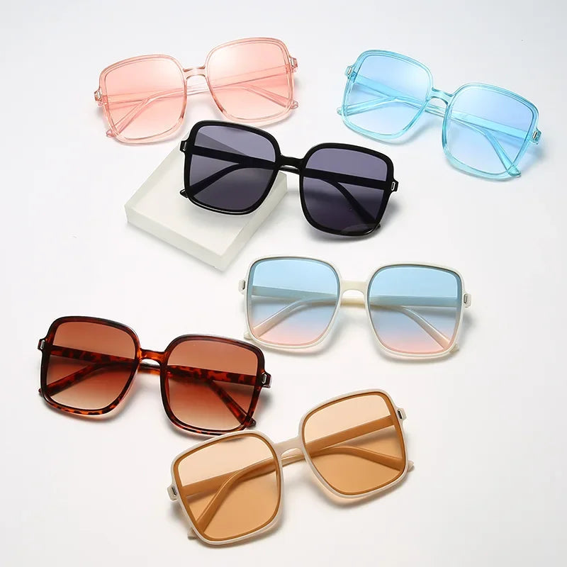 Retro Glam Oversized Sunglasses