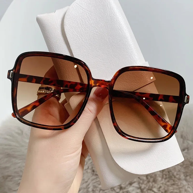 Retro Glam Oversized Sunglasses