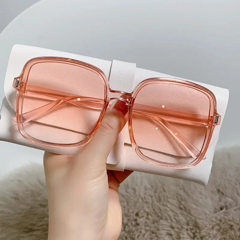 Retro Glam Oversized Sunglasses