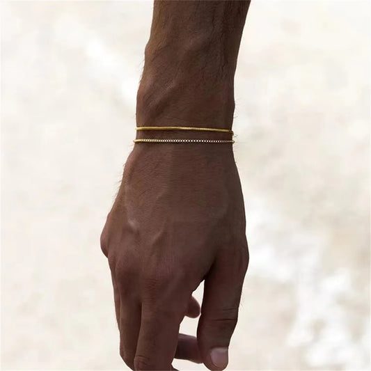 Gold Snake Chain Bracelet