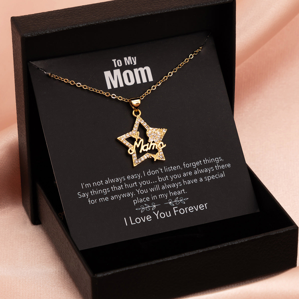 Mother's Day Love Necklace - Fine Jewelry Gift Box for Women