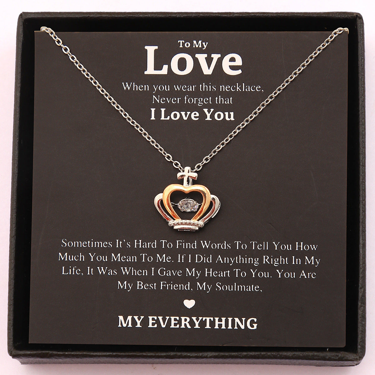 Mother's Day Love Necklace - Fine Jewelry Gift Box for Women