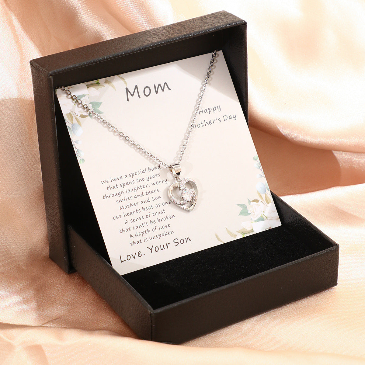 Mother's Day Love Necklace - Fine Jewelry Gift Box for Women