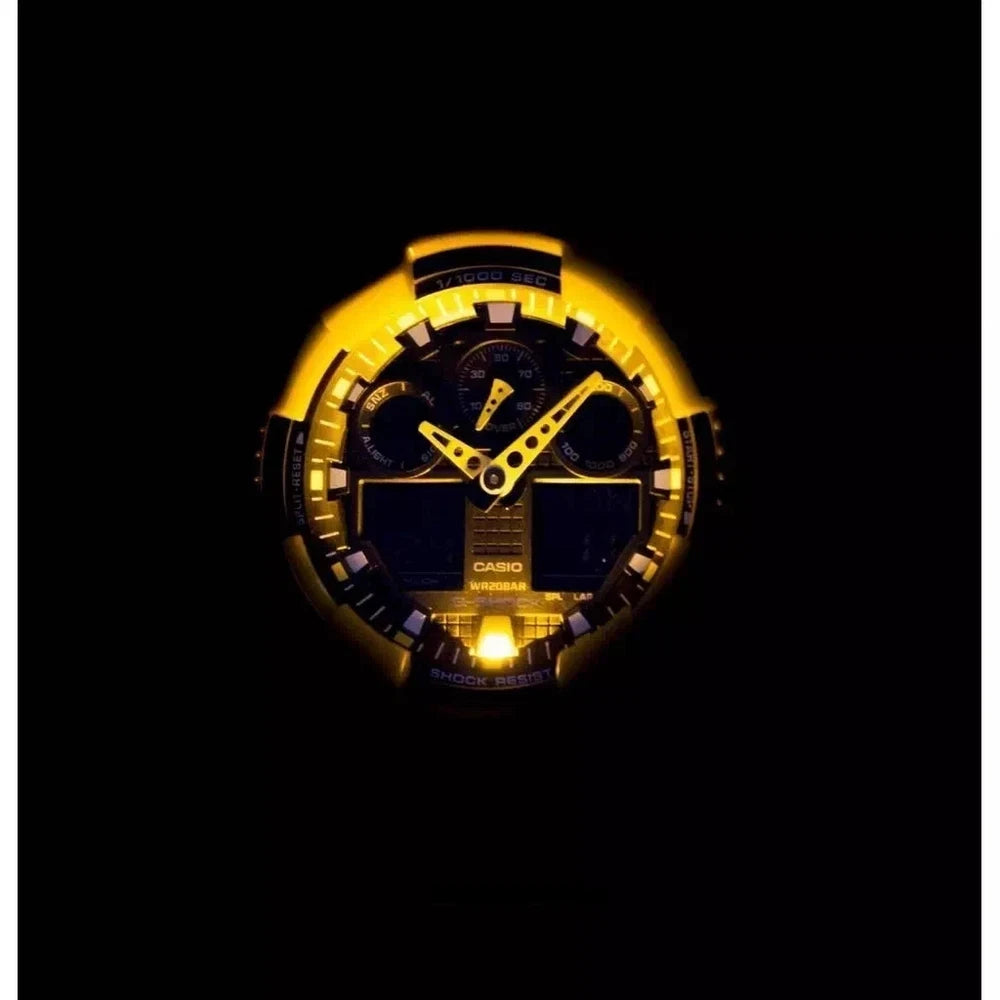 Casio G-Shock GA-100A-9ADR GA100A-9ADR Velocity Indicator Alarm Men's Watch